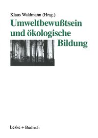 Produktbild: Umweltbewu&szlig;tsein und &ouml;kologische Bildung