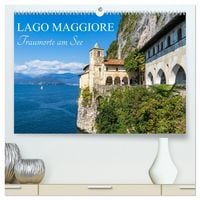 Produktbild: Lago Maggiore - Traumorte am See (hochwertiger Premium Wandkalender 2026 DIN A2 quer), Kunstdruck in Hochglanz