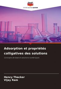 Produktbild: Adsorption et propri&eacute;t&eacute;s colligatives des solutions