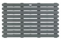 Produktbild: Badematte Mod. Indoor & Outdoor Grau, 50 x 80 cm, mit rutschhemmender Struktur