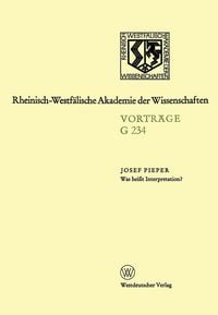Produktbild: Was hei&szlig;t Interpretation?