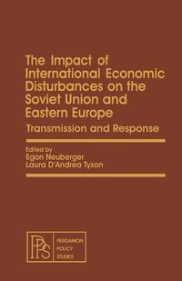 Produktbild: The Impact of International Economic Disturbances on the Soviet Union and Eastern Europe
