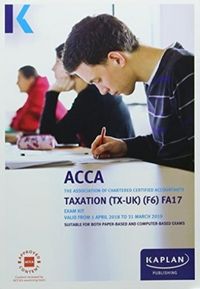 Produktbild: F6 Taxation (FA17) - Exam Kit