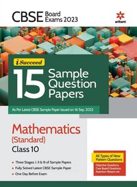 Produktbild: CBSE Board Exam 2023 I Succeed 15 Sample Question Papers Mathematics (Standard) Class 10