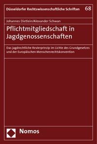 Produktbild: Pflichtmitgliedschaft in Jagdgenossenschaften