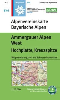 Produktbild: Ammergauer Alpen West, Hochplatte, Kreuzspitze