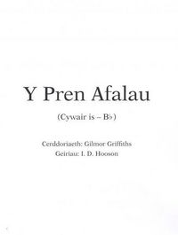 Produktbild: Y Pren Afalau (Cywair is Bb)