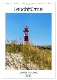 Produktbild: Leuchtt&uuml;rme an der Nordsee (Wandkalender 2027 DIN A4 hoch), CALVENDO Monatskalender