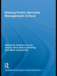 Produktbild: Making Public Services Management Critical