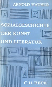 Produktbild: Sozialgeschichte der Kunst und Literatur