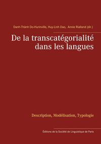 Produktbild: De la transcat&eacute;gorialit&eacute; dans les langues