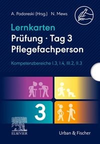 Produktbild: Lernkarten Pr&uuml;fung &ndash; Tag 3, Pflegefachperson, Kompetenzbereiche I.3, I.4, III.2, II.3