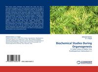 Produktbild: Biochemical Studies During Organogenesis