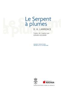 Produktbild: Le serpent &agrave; plumes