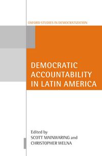 Produktbild: Democratic Accountability in Latin America