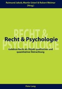 Produktbild: Recht und Psychologie