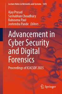 Produktbild: Advancement in Cyber Security and Digital Forensics