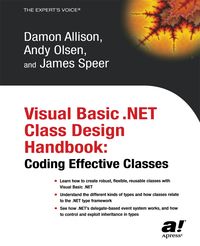 Produktbild: Visual Basic .NET Class Design Handbook
