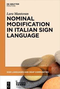 Produktbild: Nominal Modification in Italian Sign Language