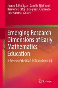 Produktbild: Emerging Research Dimensions of Early Mathematics Education