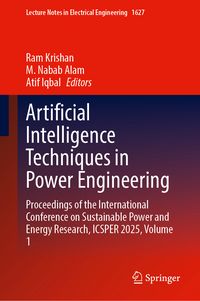 Produktbild: Artificial Intelligence Techniques in Power Engineering