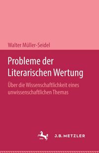 Produktbild: Probleme der Literarischen Wertung