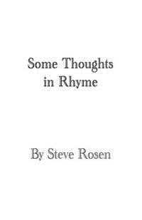 Produktbild: Some Thoughts in Rhyme