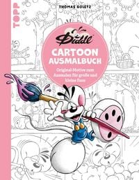 Produktbild: DIDDL &ndash; Cartoon Ausmalbuch