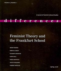 Produktbild: Brown, W: Feminist Theory and the Frankfurt School