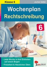 Produktbild: Wochenplan Rechtschreibung / Klasse 6