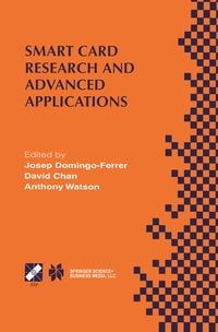 Produktbild: Smart Card Research and Advanced Applications