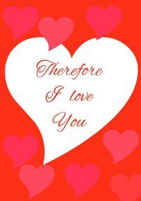 Produktbild: Gift books / Therefore I love you - Journal notebook / gift book with numbered pages and table of contents