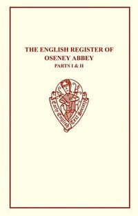 Produktbild: The English Register of Oseney Abbey I & II