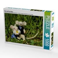 Produktbild: CALVENDO Puzzle Herr und Frau Maus | 1000 Teile Lege-Gr&ouml;&szlig;e 64x48cm Foto-Puzzle f&uuml;r gl&uuml;ckliche Stunden