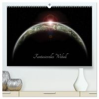 Produktbild: Fantasievolles Weltall (hochwertiger Premium Wandkalender 2026 DIN A2 quer), Kunstdruck in Hochglanz