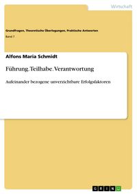 Produktbild: F&uuml;hrung. Teilhabe. Verantwortung
