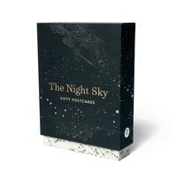 Produktbild: The Night Sky: Fifty Postcards (50 Designs; Archival Images, NASA Ephemera, Photographs, and More in a Gold Foil Stamped Keepsake Box;)