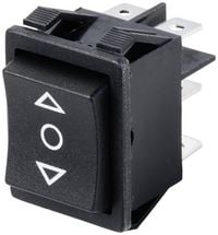 Produktbild: TRU COMPONENTS TC-9957468 Wippschalter R5-SP3072 250 V/AC 16 A 2 x (Ein)/Aus/(Ein) tastend/0/tastend 1 St.