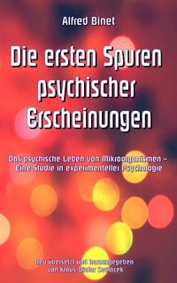 Produktbild: Die ersten Spuren psychischer Erscheinungen