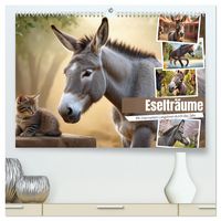 Produktbild: Eseltr&auml;ume (hochwertiger Premium Wandkalender 2026 DIN A2 quer), Kunstdruck in Hochglanz