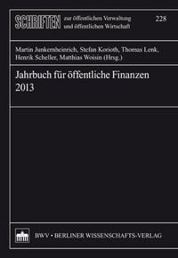Produktbild: Jahrbuch f&uuml;r &ouml;ffentliche Finanzen (2013)