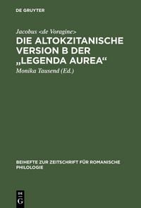 Produktbild: Die altokzitanische Version B der "Legenda aurea"