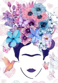 Produktbild: Notizbuch der Marke Rose el Rose aus der Frida Kahlo Kollektion