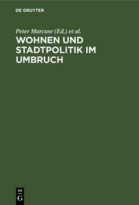 Produktbild: Wohnen und Stadtpolitik im Umbruch