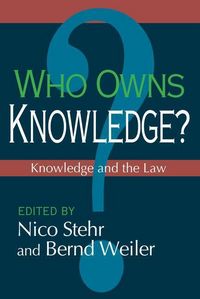 Produktbild: Weiler, B: Who Owns Knowledge?