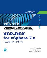 Produktbild: VCP-DCV for vSphere 7.x (Exam 2V0-21.20) Official Cert Guide