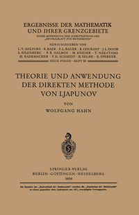 Produktbild: Theorie und Anwendung der direkten Methode von Ljapunov