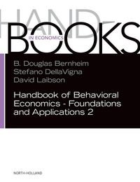 Produktbild: Handbook of Behavioral Economics - Foundations and Applications 2