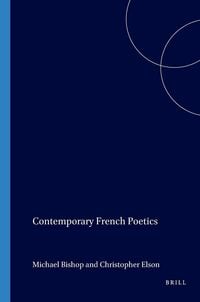 Produktbild: Contemporary French Poetics
