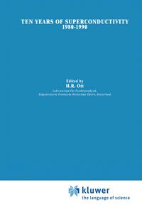 Produktbild: Ten Years of Superconductivity: 1980&ndash;1990